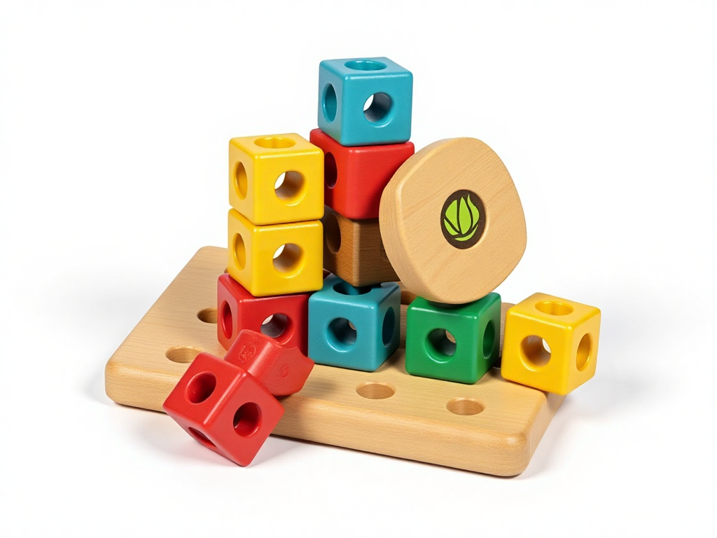 Eco-Friendly Wooden Building Blocks