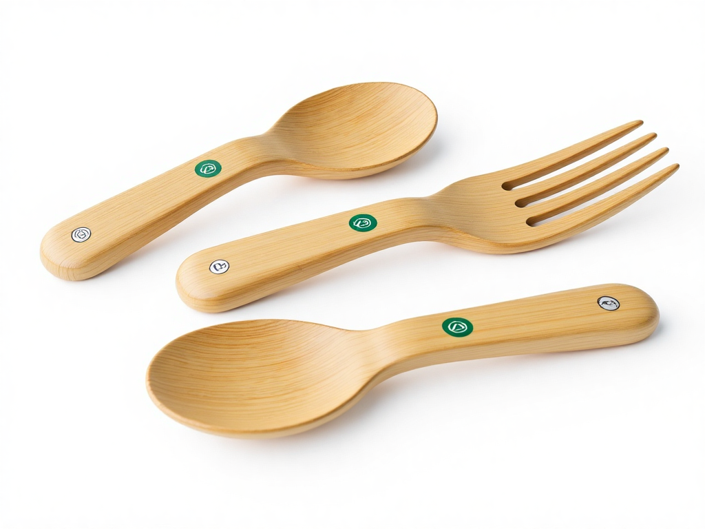 EcoSmart Bamboo Cutlery Set